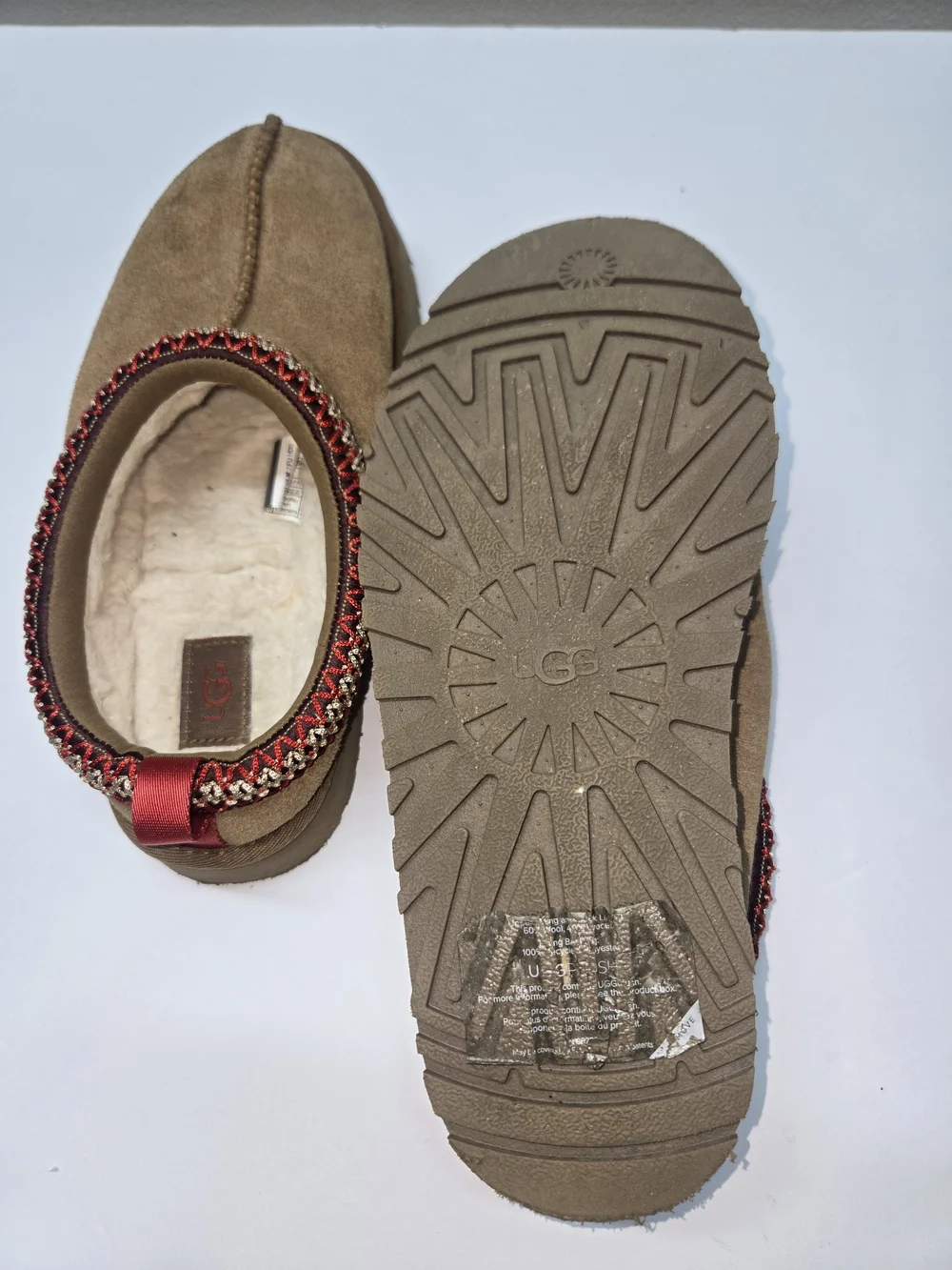 UGG chestnut suede